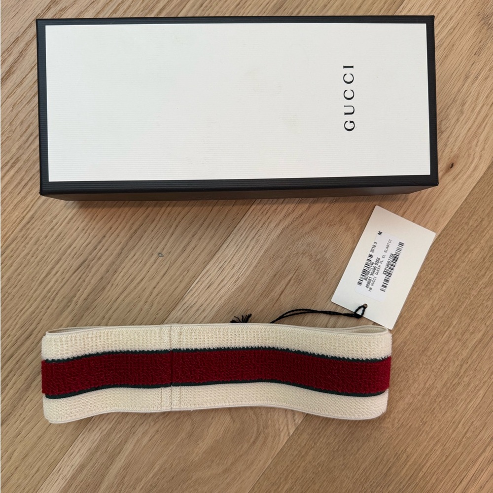 Authentic NWT Gucci Queen Monogram Headband - Picture 3 of 4